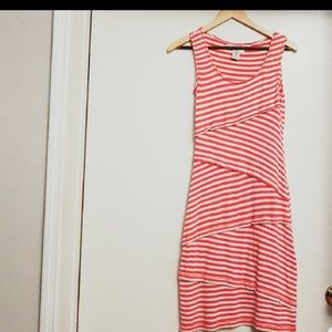 🤑🍊 Max Studio Orange striped Dress 🍊